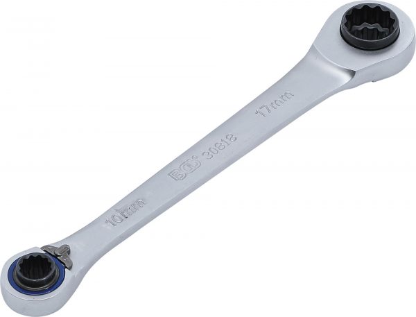 Auto instrumenti un iekārtas - Double Ended Ratchet Wrench "4 in 1" | 10 x 12