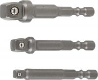 Auto instrumenti un iekārtas - Drill Wobble Adaptor Set | 6.3 mm (1/4") drive | 3 pcs. (9162)