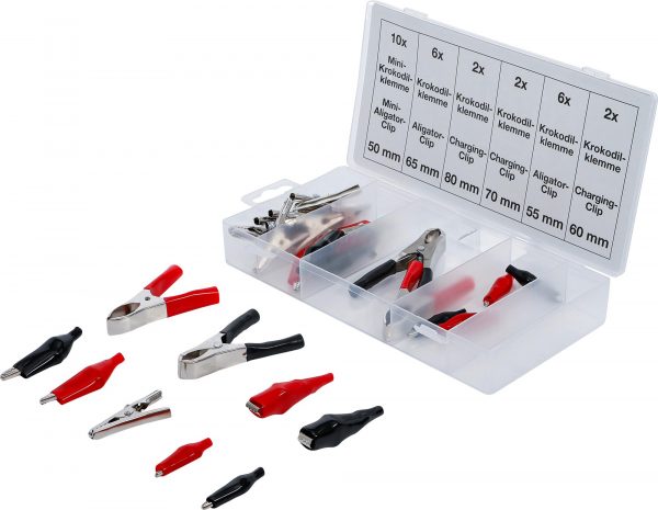 Auto instrumenti un iekārtas - Electrical Clip Assortment | 28 pcs. (8138)