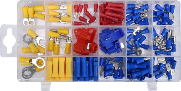 Auto instrumenti un iekārtas - Electrical connector kit | 160 pcs. (YT-06891)