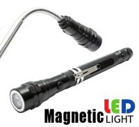 Auto instrumenti un iekārtas - Extendable LED Flashlight with Magnetic Pick (QJPU-46)