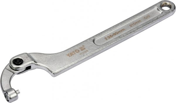 Auto instrumenti un iekārtas - FLEXIBLE HOOK PIN WRENCHES 35-50 MM (YT-01676)