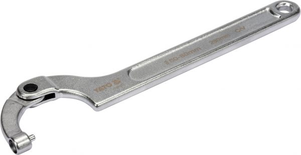 Auto instrumenti un iekārtas - FLEXIBLE HOOK PIN WRENCHES 50-80 MM (YT-01677)