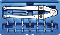 Auto instrumenti un iekārtas - Face Pin Wrench Set | adjustable | Ø 2.5 - 9 mm (1464)