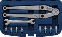 Auto instrumenti un iekārtas - Face Pin Wrench Set | adjustable | Ø 2.5 - 9 mm (9602)