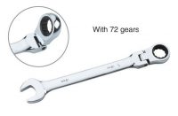 Auto instrumenti un iekārtas - Flexible Ratchet Combination Wrench 10mm (SJW6110)