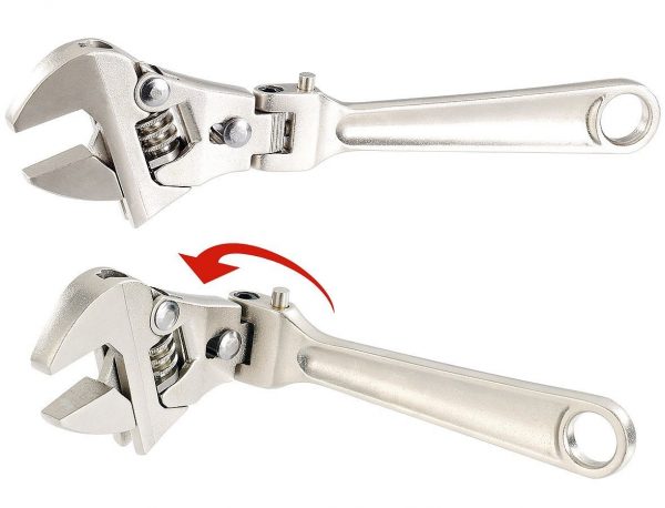 Auto instrumenti un iekārtas - Flexible speed  adjustable wrench 8" (RW1202-8)