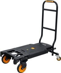 Auto instrumenti un iekārtas - Foldable 2-in-1 warehouse trolley with a load capacity of 130 kg. (78663)