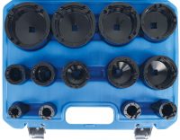 Auto instrumenti un iekārtas - Grooved nut wrench set | Internal pins | KM0 - KM12 | 13 pcs (9385)