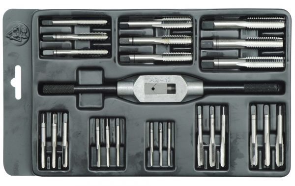 Auto instrumenti un iekārtas - Hand Tap Set 25 pc. M3-M12 (CZ TOOL) (24940)