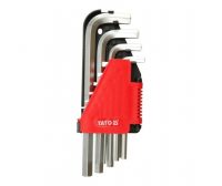 Auto instrumenti un iekārtas - Hex key set 10 pc 2-12 mm (YT-0508)