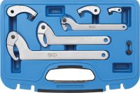 Auto instrumenti un iekārtas - Hook Wrench Set | 35 - 120 mm | 8 pcs. (8542)