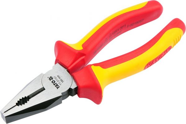 Auto instrumenti un iekārtas - INSULATED COMBINATION PLIERS 160MM VDE (YT-21151)