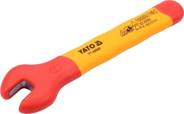 Auto instrumenti un iekārtas - INSULATED OPEN END WRENCH 6MM VDE (YT-20950)