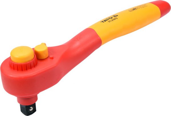 Auto instrumenti un iekārtas - INSULATED RATCHET HANDLE 1/2" 250MM VDE (YT-21072)