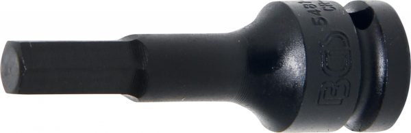 Auto instrumenti un iekārtas - Impact Bit Socket | 12.5 mm (1/2") Drive | internal Hexagon 10 mm (5481-M10)