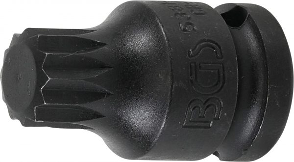 Auto instrumenti un iekārtas - Impact Bit Socket | 12.5 mm (1/2") drive | Spline (for XZN) M16 (5381-M16)