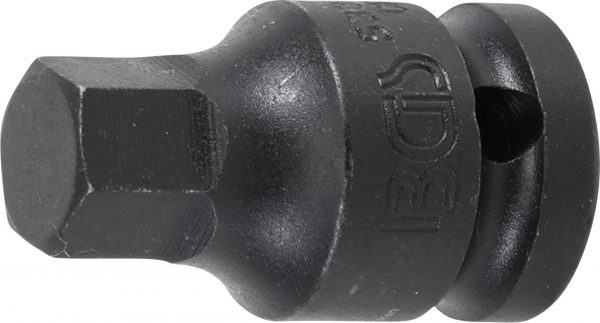 Auto instrumenti un iekārtas - Impact Bit Socket | 12.5 mm (1/2") drive | internal Hexagon 14 mm (5485-14)