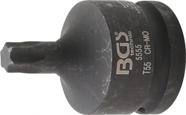 Auto instrumenti un iekārtas - Impact Bit Socket | 20 mm (3/4") Drive | T-Star (for Torx) T55 (5555)