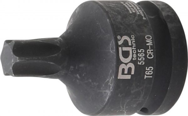 Auto instrumenti un iekārtas - Impact Bit Socket | 20 mm (3/4") drive | T-Star (for Torx) T65 (5565)