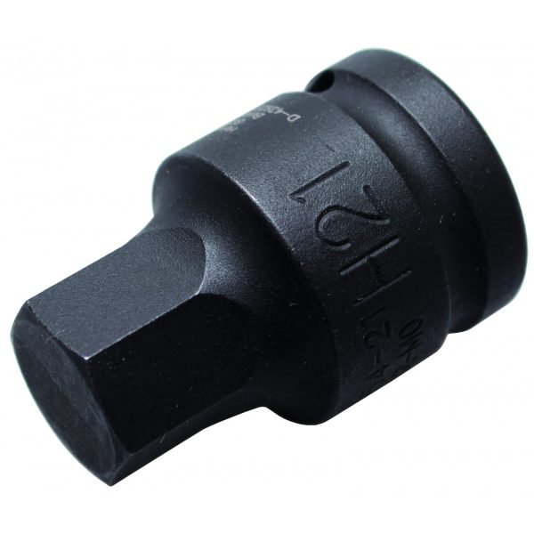 Auto instrumenti un iekārtas - Impact Bit Socket | 20 mm (3/4") drive | internal Hexagon 21 mm (5054-21)