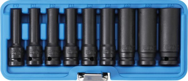 Auto instrumenti un iekārtas - Impact Socket Set E-Type