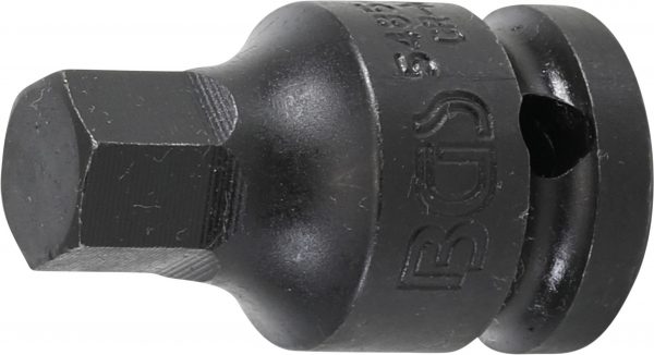 Auto instrumenti un iekārtas - Impact bit socket | 12.5 mm (1/2") | Internal hexagon 13 mm (5485-13)