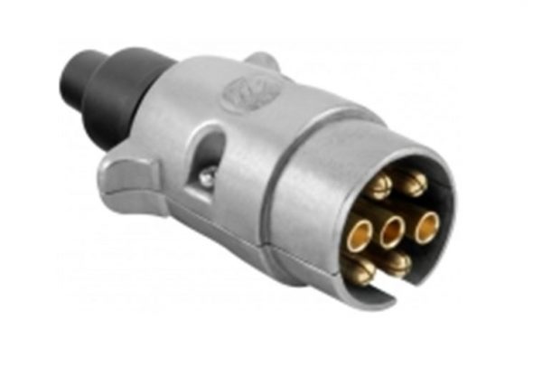 Auto instrumenti un iekārtas - Kištukas priekabai 7 kontaktai aliuminis ISO 1724 (TR0760A)