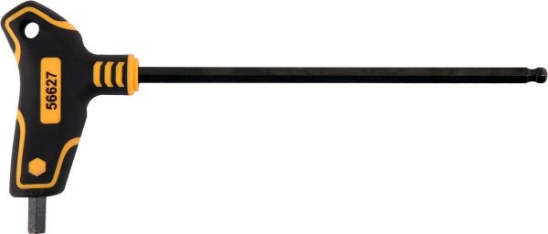 Auto instrumenti un iekārtas - L tipo atsuktuvas HEX su rankena | šarnyrinis | 8 mm (56627)