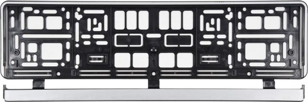 Auto instrumenti un iekārtas - License plate frame | silver (83290)