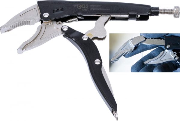 Auto instrumenti un iekārtas - Locking Grip Pliers | "2-IN-1" | 200 mm (6803)