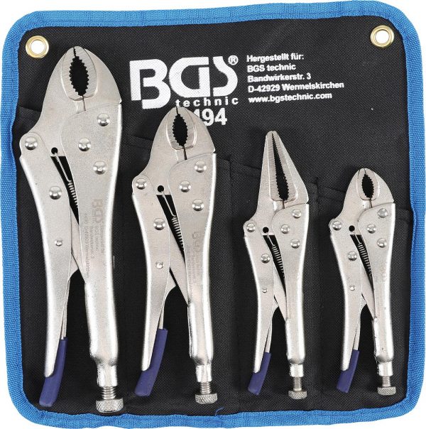 Auto instrumenti un iekārtas - Locking Pliers Set | 4 pcs. (494)