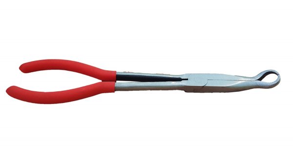 Auto instrumenti un iekārtas - Long Nose Spark Plug Pliers | with ring Tip | 280 mm (SK8270)