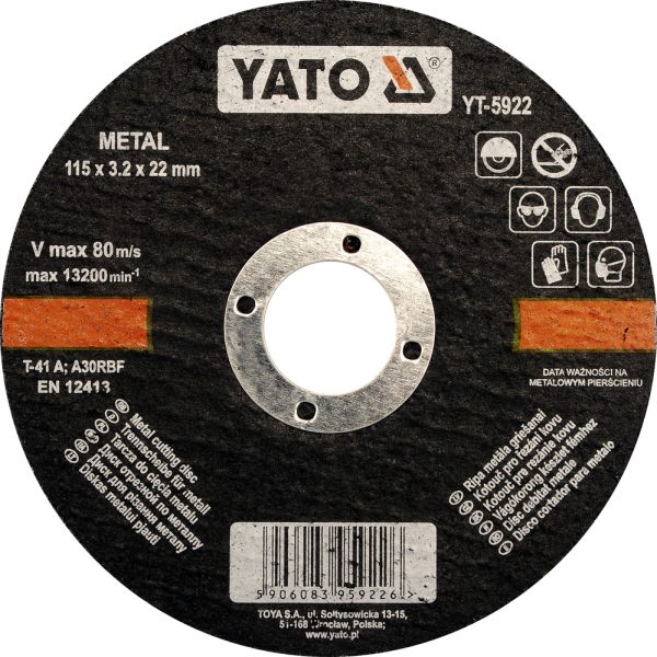 Auto instrumenti un iekārtas - Metal Cutting Disc 125x1