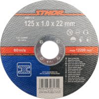 Auto instrumenti un iekārtas - Metall cutting disc 125 x 1 x 22 mm "Sthor" (08171)