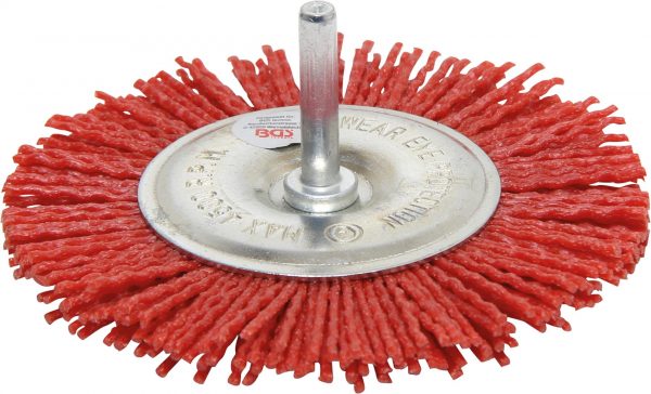 Auto instrumenti un iekārtas - Nylon Brush | 100 mm | 6 mm Shaft (9186)