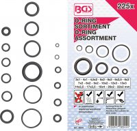 Auto instrumenti un iekārtas - O-Ring Assortment | Acrylic (NBR) | Ø 3 - 22 mm | 225 pcs. (8044)