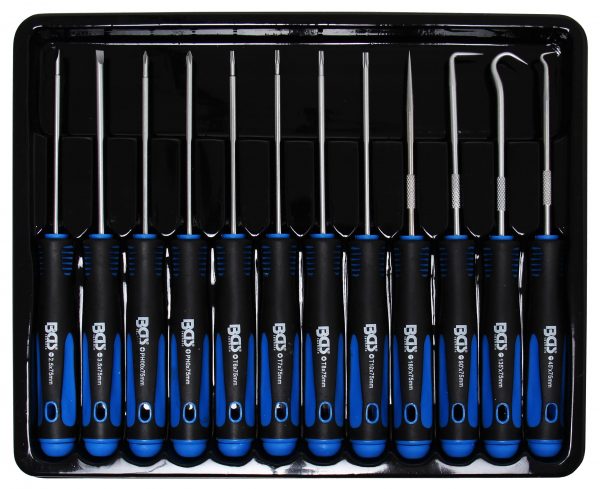 Auto instrumenti un iekārtas - Precision Screwdriver and Hook Set | 12 pcs. (8833)