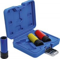 Auto instrumenti un iekārtas - Protective Impact Socket Set | 12.5 mm (1/2") drive | 17 / 19 / 21 mm | 3 pcs. (7300)