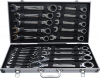 Auto instrumenti un iekārtas - Ratchet Combination Wrench Set | 6 - 32 mm | 22 pcs. (30009)