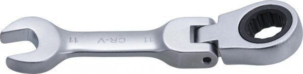 Auto instrumenti un iekārtas - Ratchet Combination Wrench | short | adjustable | 11 mm (6911)