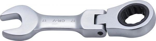 Auto instrumenti un iekārtas - Ratchet Combination Wrench | short | adjustable | 17 mm (6917)