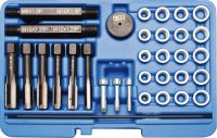 Auto instrumenti un iekārtas - Repair Set for glow Plug Threads | 33 pcs. (65631)