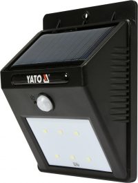 Auto instrumenti un iekārtas - SOLAR WALL LAMP 6 SMD LED (YT-81856)