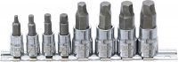 Auto instrumenti un iekārtas - Screw Extractor Set | 6.3 mm (1/4") / 10 mm (3/8") Drive | for damaged Internal Hexagon 3 - 10 mm | 8 pcs. (6847)