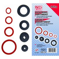 Auto instrumenti un iekārtas - Seal Ring Assortment | Rubber and fibre | 141 pcs. (8059)