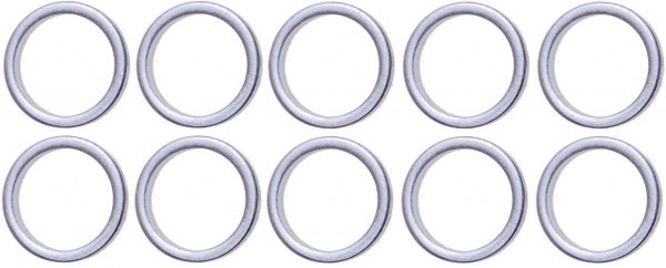Auto instrumenti un iekārtas - Seal Ring Assortment | for BGS 126 | Ø 13 / 16.5 mm | 10 pcs. (126-UM13)