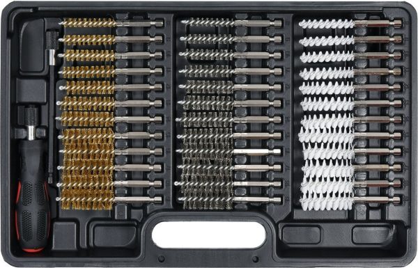 Auto instrumenti un iekārtas - Set of Brushes for Spark Plug Sockets | 38 pcs. (YT-08196)