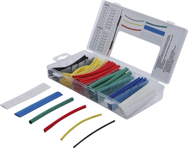 Auto instrumenti un iekārtas - Shrink Tube Assortment | coloured | 99 pcs. (88186)