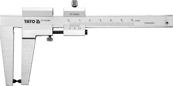 Auto instrumenti un iekārtas - Slide caliper for the brake disks 0-60mm (YT-72090)